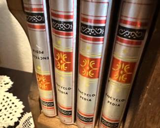 Vintage Decorative Book Box with Faux Encyclopedia Set third image