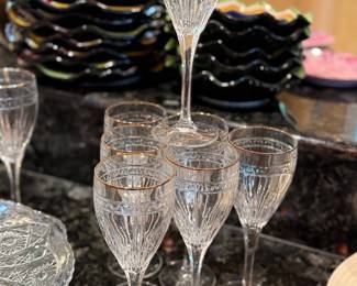 Beautiful Crystal stemware