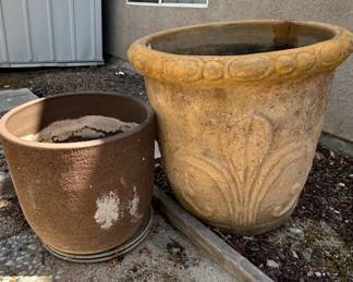 Set of Campania International Arabesque Planters