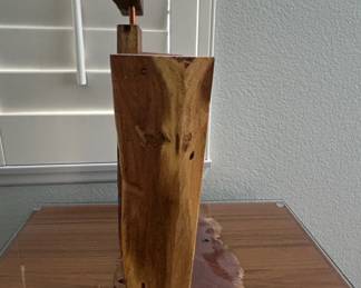 Japanese Kanji Wood Sculpture third image