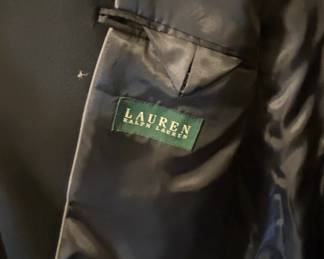 Lauren Ralph Lauren Mens Wool Blend Overcoat second image