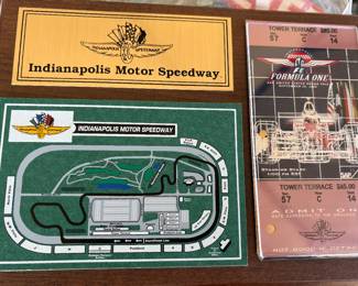 Indy Speedway Plaque