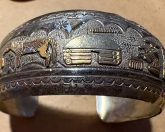 Story Teller Cuff by TA Begay.