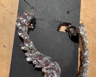 Gemstone Earrings - both clip and post back!