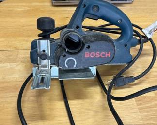 Lot #142 Bosch 3365 Electric Hand Planer 6.0A 120V Woodworking Tool with Fence