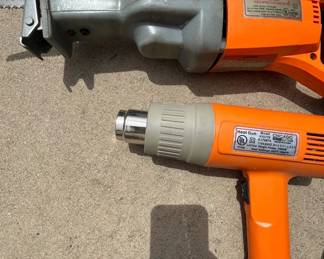 Lot #115 Chicago Electric Item 4095 Reciprocating Saw & Model 35776 Heat Gun 1500W Lot