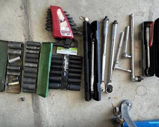 Lot #66 Craftsman Pittsburgh Torque Wrenches Ratchets Sockets Wrench Set Mechanics Tools Lot