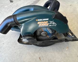 Lot #47 Black & Decker Wood Hawk Circular Saw with Sightline Window Power Tool