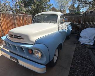 Lot #109 1957 Studebaker Transtar Deluxe Steel Pickup Truck Two-Tone V8 51816 miles