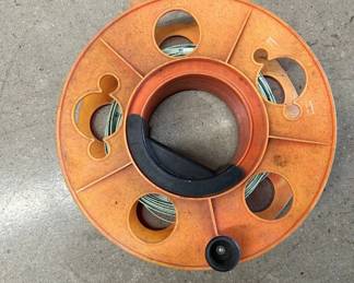 Lot #8 Vintage Lufkin Woven Tape Measure Reel 100ft Fiberglass Surveying Tool