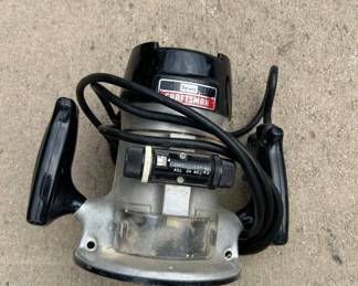 Lot #144 Plano Field Box Ammo Can Black Plastic + Router Bits Roundover Set & Router