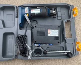 Lot #146 Ryobi SS180 18V Cordless Spiral Saw Cut-Out Tool Kit w/ Charger & Case