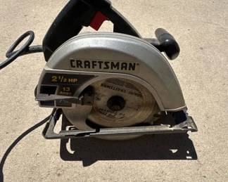 Lot #49 Craftsman 7 1/4" Circular Saw 2 1/2 HP 13 Amps Corded Power Tool