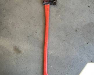 Lot #59 Vintage True Temper Tommy Axe Hatchet Red Fiberglass Handle USA Tool