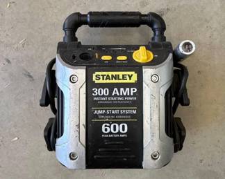 Lot #52 Stanley 300 Amp Jump-Start System 600 Peak Battery Amps Portable Power Station