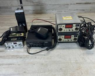 Lot #161 Vintage CB Radio Lot Uniden PRO538W Cobra 19XS Handheld Transceiver Power Supply