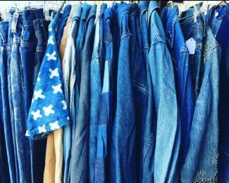 Vintage denim, shorts, shirts, jeans