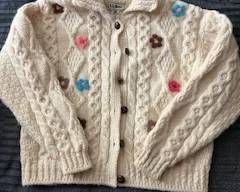 Vtg LL Bean wool cardigan