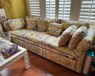 Midcentury couch and loveseat