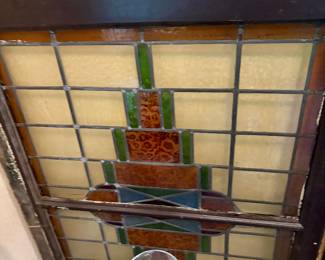Art Deco stained glass