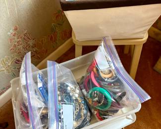Lots of bagged jewelry