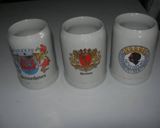 Half Liter German Beer Mugs