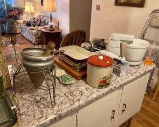 Vintage kitchen collectibles
