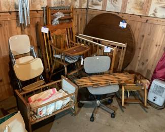Vintage baby furniture