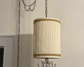 hanging swag lamp