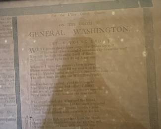 Ulster County Gazette Jan 4 1800 General George Washington Death