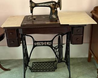 vintage Singer treadle sewing machine 