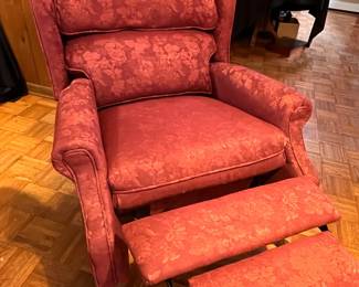 RECLINING WING BACK CHAIR