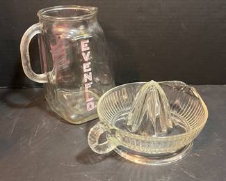 JUICER AND EVENFLO PITCHER