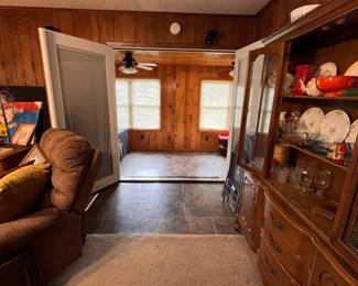 ENTRANCE TO CHECK OUT AND HOLD AREA
