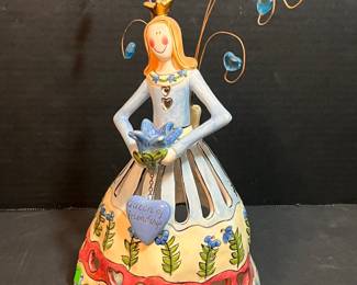 BLUE SKY CANDLE HOLDER