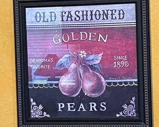 PEAR WALL ART