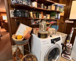 LAUNDRY ROOM AND EXIT TO OUTSIDE