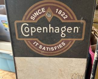 1990'S COPENHAGEN ADVERTISING SIGN