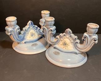 GOLDSCHEIDER CANDLE HOLDERS