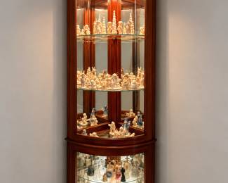 CORNER CURIO CABINET