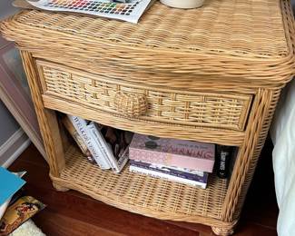 Wicker Night Stand