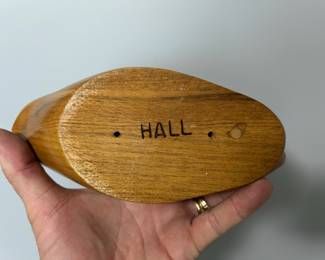 Carved Duck by Hall