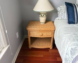 Wicker Nightstand