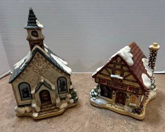 M.J. Hummel "Village Bakery" and "Angels Duet" Sculptures