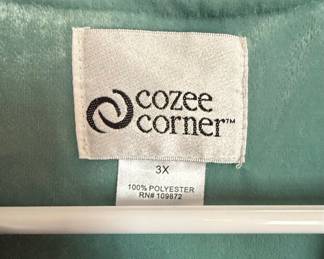 Cozee Corner Velour Robe