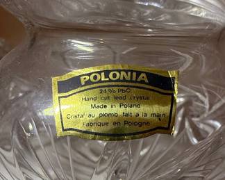Polonia Hand Cut Lead Crystal Set