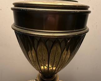 Stiffel Style Brass Urn Table Lamp