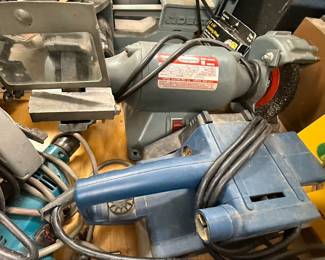 Craftsman Belt/Disc Sander, Porter-Cable Miter Saw and Assorted Power Tools