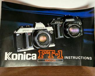 Konica FT-1 Motor 35mm Film Camera with Hexanon AR 50mm f/1.8 Lens