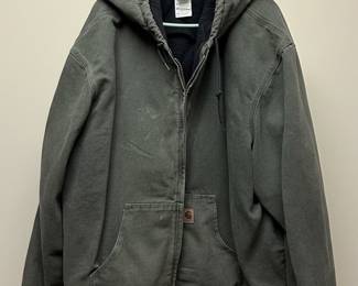 Carhartt J130 Washed Duck Insulated Hooded Jacket